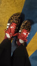 阿迪達斯 （adidas）SAMBA三葉草送女友休閑鞋女鞋豹紋棕色JI2734 36.5 曬單實(shí)拍圖