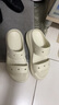 crocs卡駱馳經(jīng)典泡芙?jīng)鲂瑋207670 骨白色-2Y2 40(250mm)  曬單實(shí)拍圖