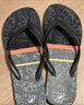 迪卡儂人字拖男拖鞋沙灘鞋耐磨舒適sbt藏青樹(shù)葉41.5_男款4485560 曬單實(shí)拍圖