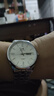 上海（SHANGHAI）手表男士 生日禮物 國民系列 鋼帶機械男表 白色腕表SH3009N-A-1 曬單實(shí)拍圖