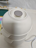 美的（Midea）電燉鍋電蒸鍋 煮粥嬰兒輔食鍋專(zhuān)用燉湯盅煲湯鍋熬粥燉盅1L白瓷隔水燉 蒸燉一體多功能鍋MD-DZE1068 曬單實(shí)拍圖