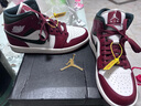 Jordan男AJ1小芝加哥配色 JORDAN 1中幫運動(dòng)休閑鞋DQ8426-105白紅40.5 曬單實(shí)拍圖