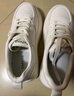 達芙妮松糕小白鞋女2025新款休閑鞋女百搭運動(dòng)白色板鞋女鞋 米白色 37 曬單實(shí)拍圖