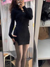 貓人【逼真黑透膚】女士打底褲襪女保暖顯瘦裸感光腿神器連褲襪春秋 曬單實(shí)拍圖