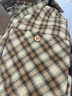 馬登工裝美式復古蘇格蘭格紋長(cháng)袖襯衫燈芯絨拼接翻領(lǐng)格子襯衣男秋季 卡其格 XL 曬單實(shí)拍圖