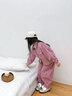 甜苗苗女童春秋套裝兒童衣服小女孩洋氣童裝可愛休閑寶寶工裝外套兩件套 女童休閑印花兩件套【粉色小花】 120 碼【身高115cm左右】建議5-6歲 曬單實(shí)拍圖
