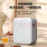 美的（Midea）車(chē)載電子小冰箱10升學(xué)生宿舍辦公室儲存冷藏加熱車(chē)家兩用美妝冰箱 曬單實(shí)拍圖