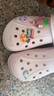 卡駱馳crocs洞洞鞋貝雅男鞋女鞋輕便耐磨一腳蹬拖鞋休閑鞋|10126 裸粉-6PI 40 (250mm) 曬單實(shí)拍圖