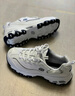 斯凱奇（Skechers）女鞋秋冬小白熊休閑鞋子厚底增高百搭運動軟底老爹鞋99999863 白色/海軍藍(lán)色/WNV 37 曬單實拍圖