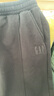 蓋璞男裝2025秋季新款刺繡logo寬松抓絨彎刀褲長(cháng)褲休閑褲787422 曬單實(shí)拍圖