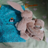 Jellycat新生系列害羞米色邦尼兔安撫巾親膚嬰兒玩具陪伴玩偶生日新婚禮物 褐色 One Size 曬單實(shí)拍圖