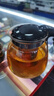 天喜（TIANXI） 玻璃茶壺耐熱加厚玻璃茶具不銹鋼茶水分離可拆卸沖洗壺泡茶壺 玻璃茶壺 1200ml 曬單實(shí)拍圖