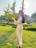 圣保美法式長(zhǎng)袖針織內(nèi)搭連衣裙秋季女裝2025新款氣質(zhì)包臀長(zhǎng)裙子一整套裝 開(kāi)衫+連衣裙【套裝】 M 曬單實(shí)拍圖