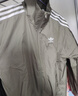 adidas情侶款復古風(fēng)梭織立領(lǐng)夾克外套男女秋季阿迪達斯官方三葉草   深灰   XL 曬單實(shí)拍圖