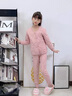 G.DUCKKIDS童裝校服神器內膽加厚兒童保暖內衣三層夾棉內搭女中大童棉襖冬裝 粉色套裝 170 適合160-170cm年齡14-15歲 曬單實(shí)拍圖