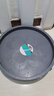 生長(cháng)魔勵移動(dòng)花盆托盤(pán)萬(wàn)向輪加厚花盆帶輪花盤(pán)底托接水盆滾輪滑輪底座圓形 鋼化輪托360灰-內徑32.7cm 曬單實(shí)拍圖