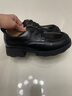 他她（TATA）女鞋2025冬商場(chǎng)同款英倫風(fēng)小皮鞋粗跟牛津鞋新款CWK04CM5 黑色 35 曬單實(shí)拍圖
