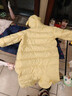 巴拉巴拉童裝嬰兒羽絨服寶寶輕薄連體衣抱衣爬服兒童冬裝男童女童可愛萌趣 黃色小翅膀造型-白鴨絨 90 cm-充絨量48g 曬單實拍圖