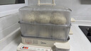 美的（Midea）電蒸鍋燉蒸煮一體自動(dòng)斷電 蒸鍋透明可視 家用早餐蒸汽鍋 蒸包子饅頭不銹鋼蒸架電鍋 22L 【三層不銹鋼蒸架】 ZGC322301 曬單實(shí)拍圖
