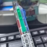 晨光（M&G）四色合一按壓式圓珠筆BP8030四色0.7子彈頭標記筆多功能4色油性筆學(xué)生用辦公用筆記文具用品1支 曬單實(shí)拍圖