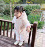 迪士尼（Disney）秋冬新款嬰兒加厚外出服冬天衣服無骨爬服卡通連體衣男女寶寶棉服 粉色 太陽花 80cm 16-20斤 曬單實拍圖