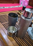 OCMOGO日本品牌純鈦保溫杯高檔燜茶杯茶水分離養生泡茶水杯商務(wù)禮品定制 皓月銀 410ml 曬單實(shí)拍圖