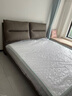 夢(mèng)百合凝膠記憶棉獨袋彈簧床墊 星云真皮軟床+安安深睡床墊1.8米*2米 曬單實(shí)拍圖