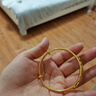 梵制老鳳凰金店款花絲手鐲女999足金足銀推拉鐲子金包銀可調節手環(huán)真 曬單實(shí)拍圖