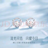 央創(chuàng  )時(shí)尚【中國黃金授權】耳釘耳飾耳環(huán)氣質(zhì)女生生日禮物送女朋友老婆S925 曬單實(shí)拍圖