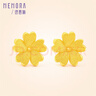 詩(shī)普琳黃金耳釘花朵5G足金甜美黃金耳釘 自戴送禮女款新年禮物 約1g 曬單實(shí)拍圖