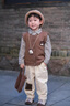 G.DUCKKIDS小黃鴨男童秋裝套裝春秋2025新款可愛(ài)毛衣襯衫褲子一歲男寶寶衣服 藏青色 90 建議1~2歲【 80-90cm】cm 曬單實(shí)拍圖