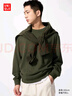 優(yōu)衣庫男裝女裝衛衣/長(cháng)袖運動(dòng)衫圓領(lǐng)休閑純色25秋冬新款479797 57 深橄欖色 XL 曬單實(shí)拍圖