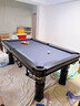 商用標準型黑腿臺球桌鋼庫比賽球房家用中式黑八大理石桌球臺 9尺 【金剛】黑腿1.2鋼庫賽級 曬單實(shí)拍圖