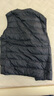 無(wú)印良品（MUJI）男式 輕量羽絨便攜式 背心  黑色 XL  曬單實(shí)拍圖