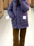 迪卡儂羽絨服男女鵝絨款冬季戶(hù)外防水外套火山巖保暖派克大衣工裝服極寒 女款-靜謐紫 XS 曬單實(shí)拍圖