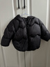 jnby by JNBY江南布衣嬰童長(cháng)袖羽絨服冬男女童嬰YO0C11320 001/本黑 80cm 曬單實(shí)拍圖