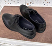 百麗男鞋商務(wù)正裝皮鞋休閑增高軟底真皮鞋A0917 黑色-內增高 39 曬單實(shí)拍圖