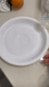 美麗雅一次性餐盤(pán)食品級 21cm*40只露營(yíng)野餐水果燒烤蛋糕蘸料碟盤(pán)子 曬單實(shí)拍圖