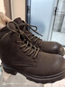 百麗戶(hù)外休閑低幫雪地鞋男2025新款冬季厚實(shí)保暖鞋毛毛鞋A2258DM5預售 駝色 41 (255mm) 曬單實(shí)拍圖