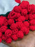 一面墻情人節禮物送女友閨蜜生日禮物高級感玫瑰花束毯子成品辦公室午睡 【手工花束毯-繁花大】-1.5m+63朵玫瑰花-送禮品袋 曬單實(shí)拍圖