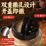 灣琴河 椒鹽粉360g罐裝 蒜香基圍蝦皮皮蝦燒烤調料撒料腌料家庭裝 曬單實(shí)拍圖
