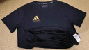 阿迪達斯短袖男2025運動(dòng)健身戶(hù)外親膚透氣輕薄速干T恤衫 深灰/淺灰 L 曬單實(shí)拍圖
