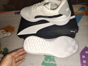 彪馬（PUMA）王嵐嵚同款緩震防滑實(shí)戰籃球鞋男女低幫運動(dòng)鞋195509 白-黑色-02 42 曬單實(shí)拍圖