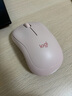 羅技（Logitech）M221輕音鼠標 無(wú)線(xiàn)鼠標 辦公鼠標 對稱(chēng)鼠標 帶無(wú)線(xiàn)微型接收器 茱萸粉 曬單實(shí)拍圖