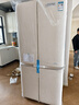 小吉（MINIJ）512L十字門(mén)冰箱家用大容量嵌入式四開(kāi)門(mén)復古電冰箱風(fēng)冷無(wú)霜一級能效雙變頻國家補貼BCD-JS512WB 曬單實(shí)拍圖