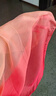 達芬奇密碼真絲絲巾高級圍巾披肩桑蠶絲女士時(shí)尚百搭伴手禮送長(cháng)輩禮物中秋 紅色漸變 曬單實(shí)拍圖