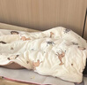 南極人A類(lèi)兒童夏涼被單人夏季薄被子針織棉空調被嬰幼兒寶寶小被子夏天 小動(dòng)物們（A類(lèi)母嬰級 寶寶安心睡） 110*150cm（抑菌透氣） 曬單實(shí)拍圖