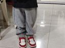 江博士學(xué)步鞋運動(dòng)鞋秋季男女童舒適休閑國貨兒童鞋B14243W001米/紅27 曬單實(shí)拍圖