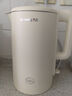 九陽(yáng)（Joyoung）熱水壺燒水壺電水壺1.5L大容量  316L不銹鋼內膽 雙層隔熱  0膠水壺K15FD-W170 曬單實(shí)拍圖