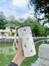暢印新款海鹽芝士兔兔吸管保溫水杯女不銹鋼吸管杯子高顏值便攜車(chē)載杯 棕色小熊【帶茶倉+手提繩】 600ml 曬單實(shí)拍圖